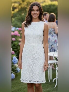 TRIBAL FEMME Womens Dress Sz 10 White Lace Overlay Sleeveless NWT Coquette Fairy